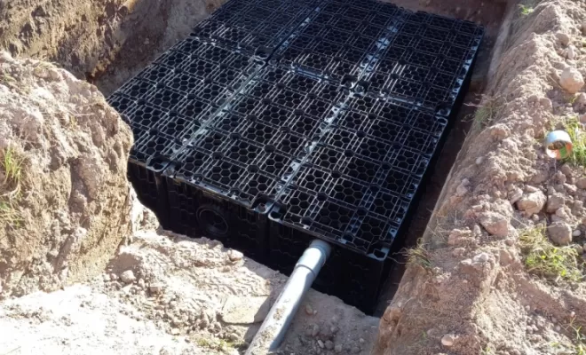 Cellules alvéolaires pour drain pluvial